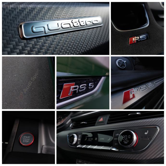 Audi RS5 2.9 TFSI 450KS, QUATTRO, ACC, B&O, HUD, REG 5/2024, PDV